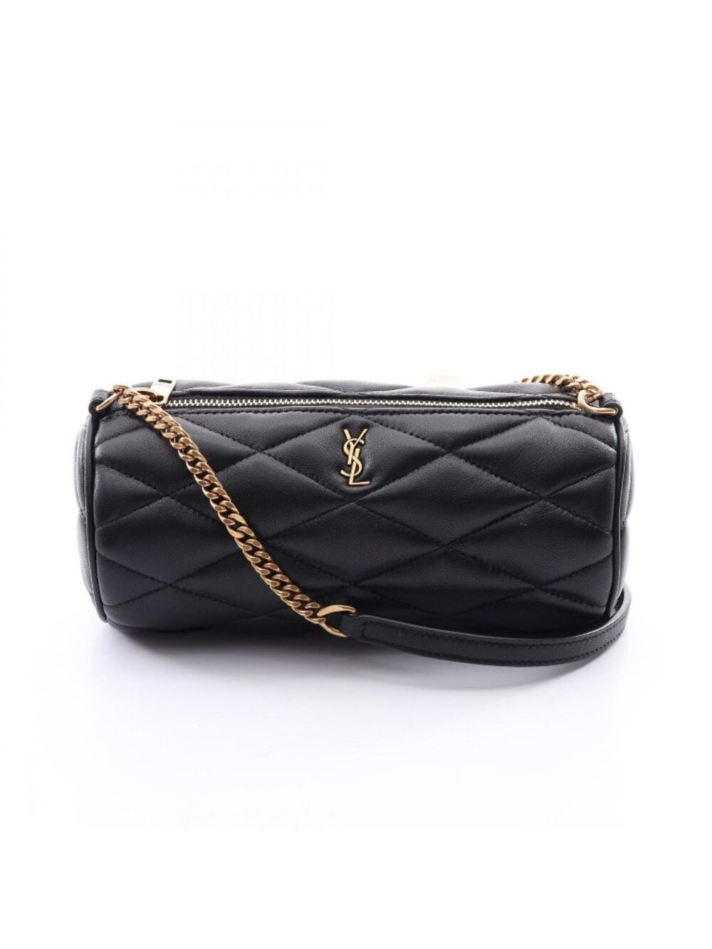 Saint Laurent Paris Shoulder Bag Sade Mini Black Leather Tube